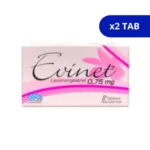 EVINET COLMED 0,75 MG X 2 TAB