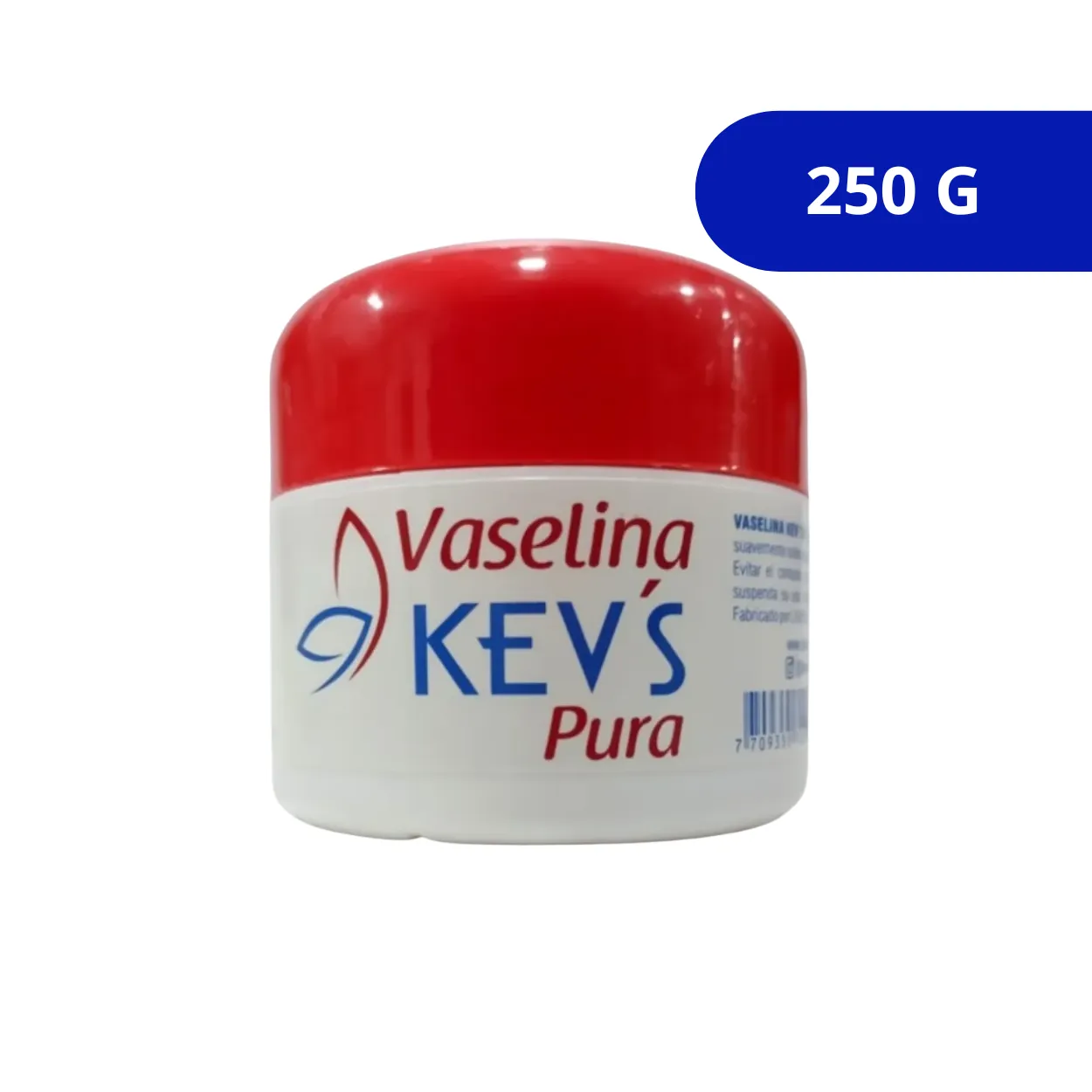 image1p3nckwdpejemetbn75g.webp VASELINA KEVS PURA X 250 GR - Imagen 1