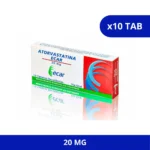 ATORVASTATINA ECAR 20 MG X 10 TAB