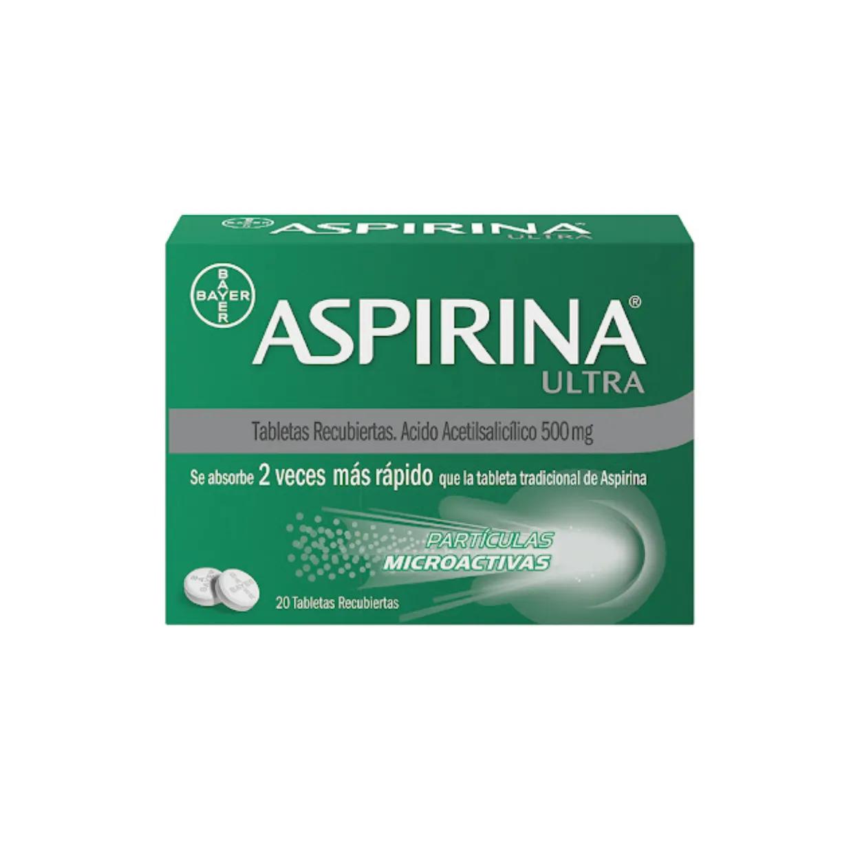 image1pdzi5c29mom3g380el.webp ASPIRINA ULTRA BAYER X 20 TABLETAS - Imagen 1