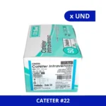 CATETER INTRAVENOSO ALFA AZUL 22G X 25 MM
