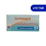 SERTRANQUIL LABQ SERTRALINA 50 MG X 10 TAB