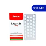 LOSARTAN POTASICO GF 50 MG X 30 TABLETAS