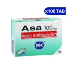 ASA MK TQ ACIDO ACETILICO 100 MG X 100 TAB