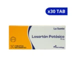 LOSARTAN LSAN 50 MG X 30 TAB REC