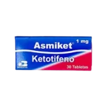 ASMIKET LABQ KETOTIFENO 1 MG X 30 TAB