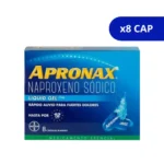 APRONAX BAYER NAPROXENO SODICO 275 LIQUID GEL X 8 CAP