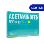 ACETAMINOFEN LPFF 500 MG X 300 TAB