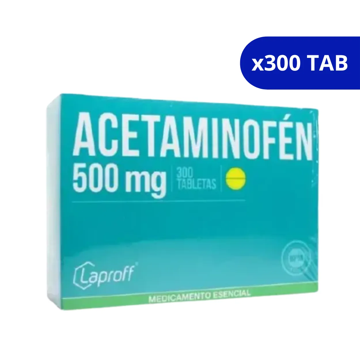 image1uczcwsoxrd8mcp64b9k.webp ACETAMINOFEN LPFF 500 MG X 300 TAB - Imagen 1