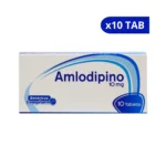 AMLODIPINO COAS 10 MG X 10 TAB