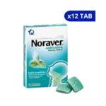 NORAVER TQ GARGANTA MENTA X 12 TAB.
