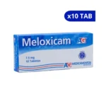 MELOXICAM A.G 7.5 MG X10 TAB