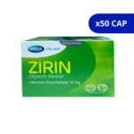ZIRIN MEGAWE CETIRIZINA 10 MG CAJA X 50 CAPSULAS