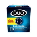 PRESERVATIVO DUO RECK LUBRICADO X 3 UNDS