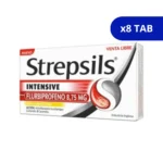 STREPSILS INTENSIVE RECKITT   MIEL Y LIMÓN FLURBIPROFENO 8.75MG CAJA X 8 TABLETAS