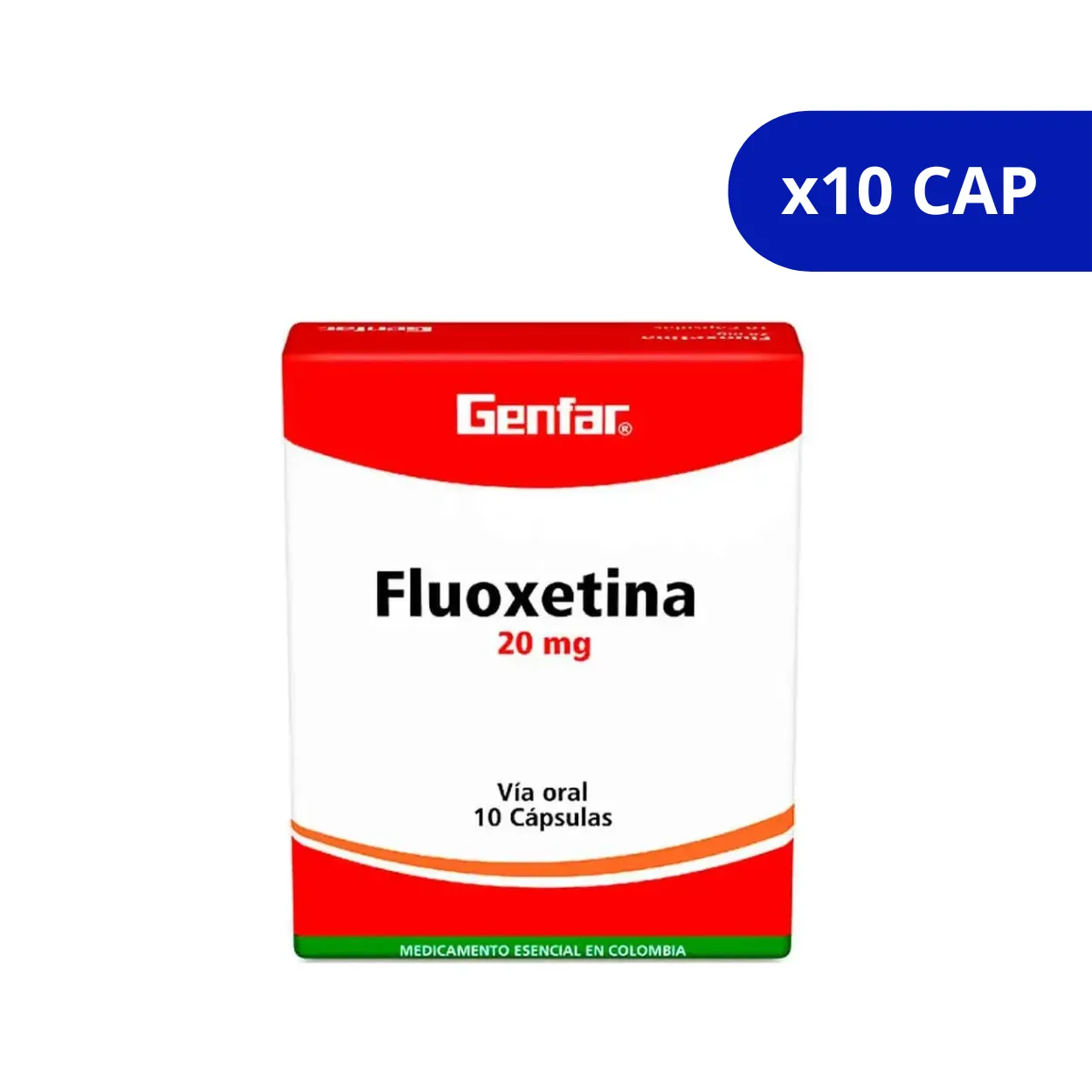 image1zpac4nd0739mbbncb0p.webp FLUOXETINA GF 20 MG X 10 CAPSULAS - Imagen 1