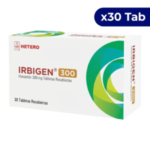 IRBIGEN HETERO IRBESARTAN 300 MG X 30 TABLETAS