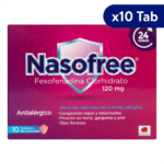 NASOFREE PROCAPS FEXOFENADINA CLORHIDRATO X 120 MG X 10 TABLETAS