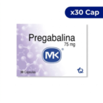 PREGABALINA TQ 75 MG X 30 CAPSULAS