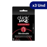 PRESERVATIVOS CLICK ME DISPOCOL ULTRASENSIBLE X 3 UNDS