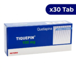 TIQUEPIN HETERO QUETIAPINA 100 MG X 30 TABLETAS