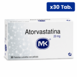 ATORVASTATINA MK 20MG CJA X 30TBS