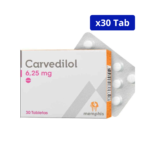 CARVEDILOL MEMPHIS 6,25MG CJA X 30TAB
