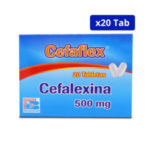 CEFAFLEX BIOQUIFAR 500MG CJA X 20 TAB