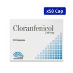 CLORANFENICOL COLMED 250MG CJA X 50CAP