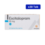 ESCITALOPRAM MEMPHIS 20MG CJA  X 30TAB