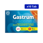 GASTRUM ABBOTT 10MG CJA X 12TAB FAMOTIDINA