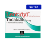 LENTIDYL ARMOFAR 20 MG CJA X 4 TBS TADALAFILO