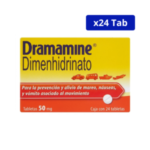 DRAMAMINE JOHNSON 50 MG CJA X 24 TBS