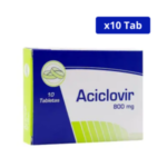 ACICLOVIR COASPHARMA 800MG CJA X 10TAB