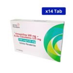 AMOXICILINA + ACIDO CLAVULANICO HETERO 500MG/125MG CJA X 14TAB AMOXICILINA DUO