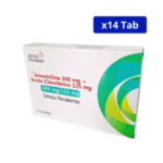 AMOXICILINA + ACIDO CLAVULANICO HETERO 500MG/125MG CJA X 14TAB AMOXICILINA DUO