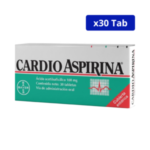 CARDIOASPIRINA BAYER ACIDO ACETILSALICILICO 100MG CJA X 30 TAB
