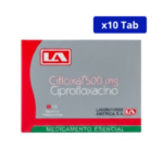 CIFLOXAL AMERICA 500MG CJA X 10TAB CIPROFLOXACINO