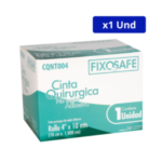 CINTA QUIRURGICA ALFA SAFE ROLLO X 4Y X 10MTS