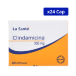 CLINDAMICINA LA SANTE 300MG CJA X 24CAP