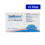 DELTKACINA DELTA 500MG/2ML FCO X AMP AMIKACINA