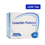 LOSARTAN POTASICO COASPHARMA 50MG CJA X 330TAB