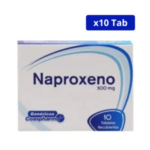 NAPROXENO COASPHARMA 500MG CJA X 10 TBL