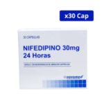 NIFEDIPINO NOVAMED 30MG CJA X 30CAP