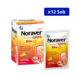 NORAVER GRIPA TQ DIA NARANJA - PANELA CJA X 12 SOBRES