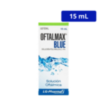 OFTALMAX BLUE LG PHARMA SOLUCION OFTALMICA 1.4% FCO X 15ML ALCOHOL POLIVINILICO