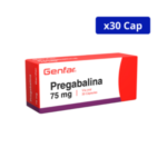 PREGABALINA GENFAR 75 MG CJA X 30 CPS