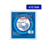 SUPREFLUX NOVAMED FORTE DOBLE ACCION CJA X 12 SACHETS MENTA Alginato de Sodio + Bicarbonato de Sodio + Carbonato de Calcio