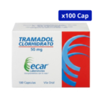 TRAMADOL ECAR 50MG CJA X 100CAP