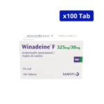 WINADEINE F SANOFI 325MG/30MG CJA X 100 TBS
